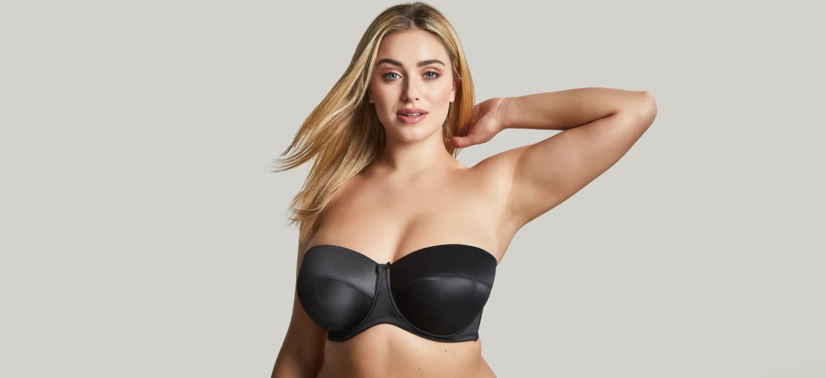 グラマーサイズのストラップレスブラ | Dana by Sculptresse